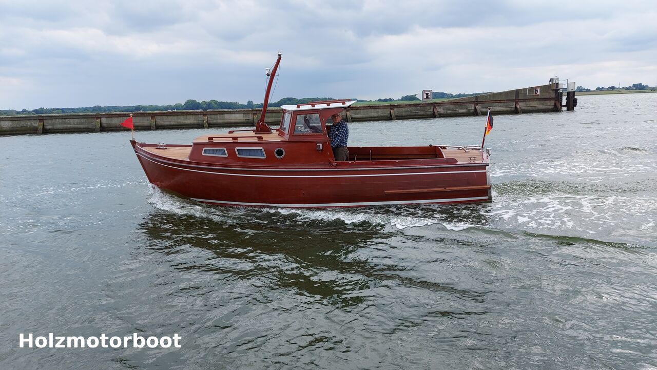 G. Pehrs Holzmotorboot/Angelboot - billede 2